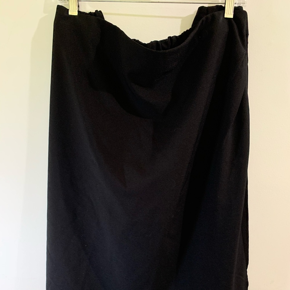 Black Avenue 30/32 Faux Wrap Skirt